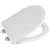 Aqualine VITO WC sedátko 36x42 cm, Soft Close, Easy Take, Polypropylén, Biele PCS105