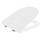 Bruckner FEIN WC sedátko 36x42 cm Slim, Soft Close, Easy Take, Duroplast, Biele 201.524.4
