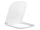 Sapho PORTO WC sedátko 36x44 cm Slim, Soft Close, Easy Take, Duroplast, Biele PZS102V