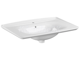 Kerasan The NEW YORKER keramické obdĺžnikové umývadlo 80x53 cm Biele