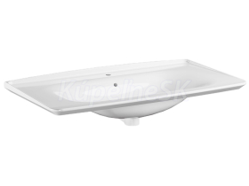 Kerasan The NEW YORKER keramické obdĺžnikové umývadlo 100x53 cm Biele