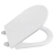 Aqualine ISABELLA WC sedátko 36x42 cm Slim, Soft Close, Easy Take, Polypropylén, Biele