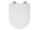 Aqualine ISABELLA WC sedátko 36x42 cm Slim, Soft Close, Easy Take, Polypropylén, Biele