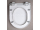 Aqualine ISABELLA WC sedátko 36x42 cm Slim, Soft Close, Easy Take, Polypropylén, Biele