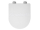Aqualine ISABELLA WC sedátko 36x42 cm Slim, Soft Close, Easy Take, Polypropylén, Biele