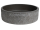 Sapho ISPIR betónové okrúhle umývadlo na dosku vrátane odtoku,priemer 40 cm, Čierny granit