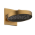 Hansgrohe Rainfinty hlavová sprcha priemer 25 cm s nástenným pripojením 1jet brúsený Bronz