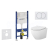 Geberit SET Duofix BasicDelta 111.153.00.1 záves.WC Mito Desse sed. SC tlač. Delta01 Biela