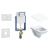 Geberit SET Kombifix 110.302.00.5 závesn WC Selnova Square sed SC tlač. Sigma 01 Alp Biela