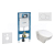 Geberit SET Duofix 111.925.00.5 závesné WC Taurus sedátko SC tlačítk Sigma 01 Alpská Biela