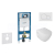 Geberit SET Duofix 111.925.00.5 závesné WC Nera sedátko SC tlačítko Sigma 01 Alpská Biela