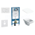 Geberit SET Duofix 111.925.00.5 závesné WC Selnova Square sed SC tlač Sigma01 Alpská Biela