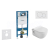 Geberit SET Duofix 111.925.00.5 závesné WC Brilla sedátko SC tlačítk Sigma 01 Alpská Biela