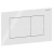 Geberit 115.629.SI.1 SIGMA 40 ovládacie tlačidlo hranaté Sklo lesklé/Biela