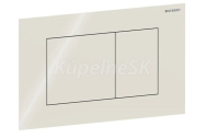 Geberit 115.629.JL.1 SIGMA 40 ovládacie tlačidlo hranaté Sklo lesklé/PieskovoSivá