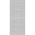 ERKADO set MAGNÓLIA 8 rámové dvere plné, CPL Laminát Popolavá a Zárubňa