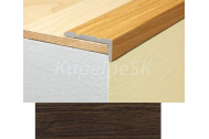 Effector schodová lišta 25x10 dĺžka 0,9 m Wenge Kongo A31 samolepiaca