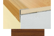 Effector schodová lišta 23x16 dĺžka 2,7 m Dub Zlatý A60 šróbovacia