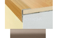 Effector schodová lišta 23x16 dĺžka 2,7 m Šampaň A60 šróbovacia