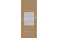 DRE Set dvere AURI 5 so sklom fólia DRE-Cell Dub Prírodný a zárubeň