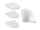 Ravak Ypsilon RimOff WC závesné 36,8x53,2x35,5 cm Biele