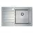 Alveus RANDO 30 I nerezový drez 790x500x205 mm odkladacia plocha Satin so sif QC Pravý