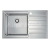 Alveus RANDO 30 FS nerezový drez 790x500x205 mm odkladacia plocha Satin so sif QC Ľavý