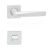 Cobra Rozeta hranatá FLAT-S WC F1 55x55mm strieborný elox