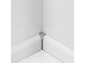 Prvky Parador k lište SL2, typ 2, Striebro Roh vnútorný 341507 (2 ks/bal)