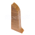 Prvky Cezar PREMIUM Teak Tmavý M085 - Ukončenie ľavé