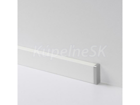 Prvky Parador k lište SL3, SL5, SL18, typ 2, Striebro 1602614 Ukončenie ľavé+pravé (1+1 ks