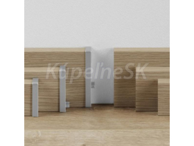 Prvky Parador k lište SL3, SL5, SL18, typ 2, Striebro 1602615 Spojka (2 ks/bal)