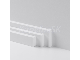 Prvky Parador k lište SL3, SL5, SL18, typ 2, Biele 1602610 Ukončenie ľavé+pravé (1+1 ks/ba
