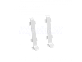 Prvky Cezar LP59 Biela - Spojka k AL soklovej lište 59 mm (2 ks/bal)