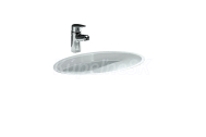 Laufen SAVOY Vstavané umývadlo zdola 54,5x42x20,5 cm obojstranne glazované, biele