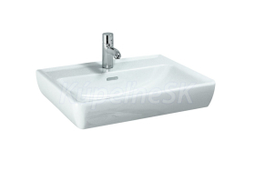 Laufen PRO umývadlo 60cm, s 1 otvorom pre batériu uprostred, biela