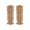 Prvky Cezar MASTERLINE 80 Umbra (475) - Roh vnútorný [1bal=2ks]