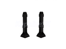 Prvky Cezar LP59 Čierna RAL9005 - Roh vonkajší k AL soklovej lište 59 mm (2 ks/bal)