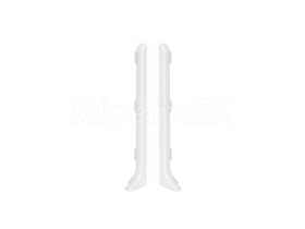 Prvky Cezar LP80 Biela RAL9003 - Ukončenie ľavé+pravé k AL soklovej lište 80 mm (1+1 ks/ 1