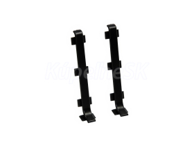 Prvky Cezar LP80 Čierna RAL9005 - Spojka k AL soklovej lište 80 mm (2 ks/bal)