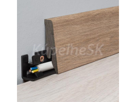 Lišta soklová H2O K58C 8575 Kompozit fólia 58x18x2600 mm