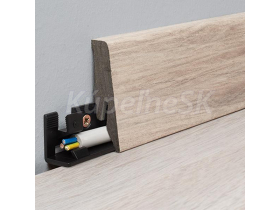 Lišta soklová H2O K58C L003 Kompozit fólia 58x18x2600 mm