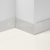 Lišta soklová Parador SL21 Biely základný náter D004 1745497 MDF fólia 2200x25x100 mm