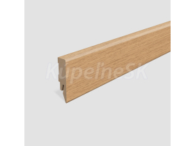 Lišta soklová Egger 58 hranatá L447 MDF fólia 58x14x2400 mm