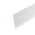 Lišta soklová Cezar LP80 Biela RAL9003 celohliníková 80x10x2500 mm