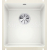 Blanco drez pod prac.dosku SUBLINE 375-U keramika PuraPlus 414x456 krištáľovo biela