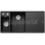 Blanco drez do roviny AXIA III 6 S-F SILGRANIT 990x500 InFino s excentrom antracit