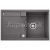Blanco vstavaný drez METRA 45 S SILGRANIT 780x500 s excentrom sivá skala