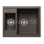 Blanco vstavaný drez METRA 6 SILGRANIT 61,5x50 cm s excentrom káva 516162