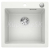Blanco vstavaný drez PLEON 5 SILGRANIT 51,5x51 cm InFino s excentrom biela 523680